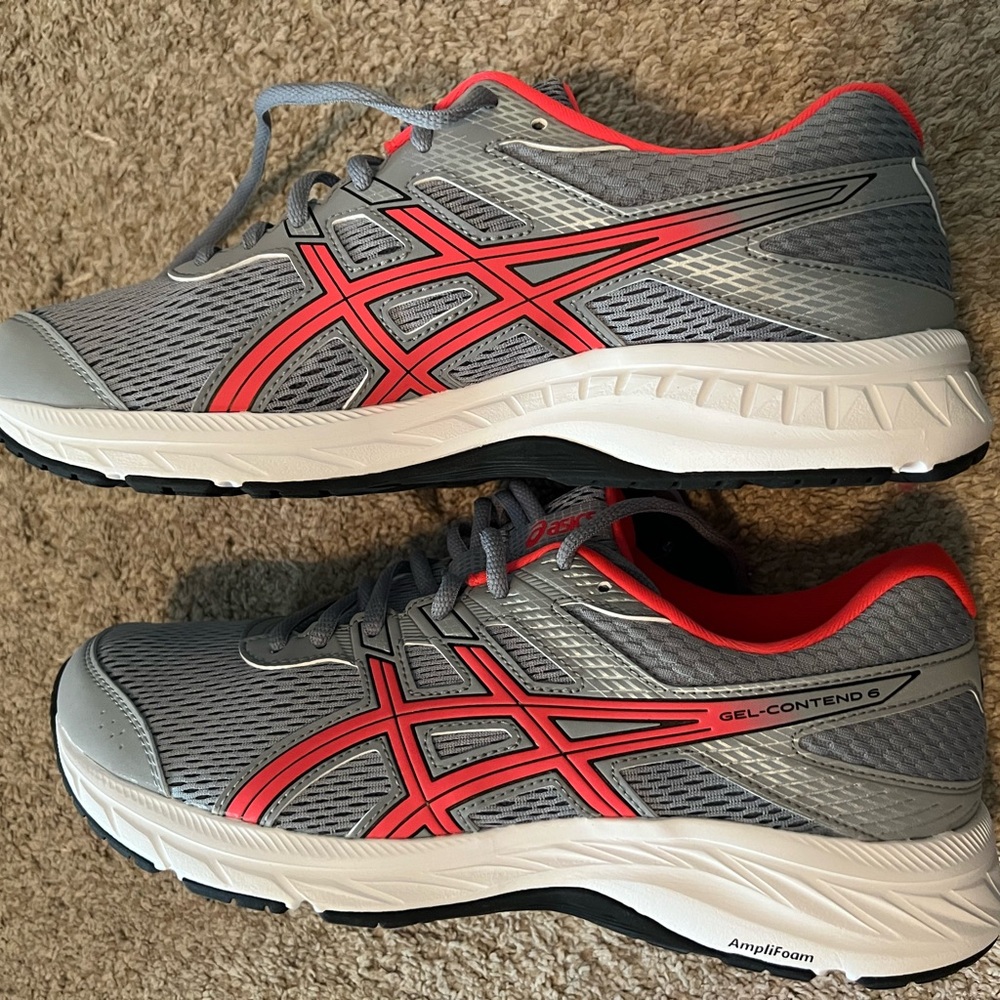 ASICS Gel-Contend Running Shoes - Gray and Red - Picture 7 of 8